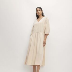 Everlane The TENCEL™ Puff-Sleeve midi dress* blush szXS